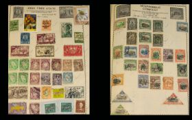 Triumph Stamp Album containing World Stamps from 19thC and Early 20thC Countries include Irish Free