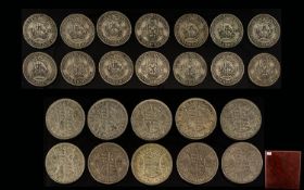 Large Coin Album of United Kingdom Coinage dating from 1920 to 1950's. Lots of silver high grade