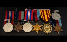 WWII Interest Group Of Loose Medals To include 1939-45 star, War medal, Dunkirk medal,