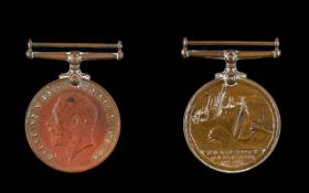 Mercantile Marine War Medal Awarded To Arthur Mardle