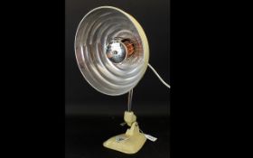1950's Pifco Infrared Thermal Table Top Lamp Heater Model Number 1029. In Excellent Condition.