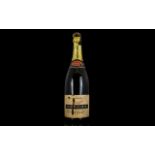 Vintage Mercier Champagne Circa 1940's capsule intact, foil intact, some tears/damage to label,