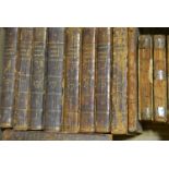 Ten boxes of assorted books, including Gibbons's Roman Empire in nine volumes,