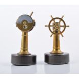 Pair of German novelty cigar cutters, of nautical interest, Alzit,