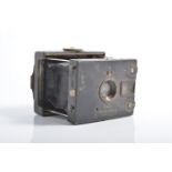 A C.P. Goerz Berling Tenax folding camera, pocket size, plate type fitted with a Dogmar 1:4.5 f=75mm