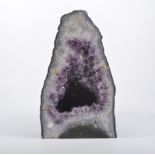 Geode section, approx 32cm high, 22cm wide.