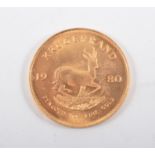 A South African 1oz Gold Krugerrand 1980