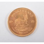 A South African 1oz Gold Krugerrand 1975