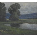 Eric Arthur, River landscape,