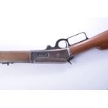 Marlin rifle, (lever action), 1893 model, 15-shot New Haven CT,