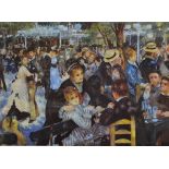 After Renoir, The Ball at the Moulin de Galette, print.