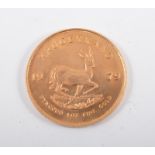 A South African 1oz Gold Krugerrand 1979