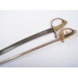 19th Century brass hilted swords,