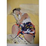 Continental, lady at rest, limited edition, signed artists proof,