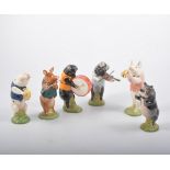 Beswick Pig Band; PP1 John, PP2 Matthew, PP3 David, PP4 Andrew, PP5 Daniel, PP6 Michael, (6).