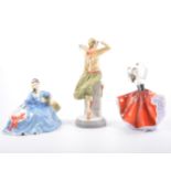 Royal Doulton figurines; Classique Lucinda CL3983, Naomi CL3996,
