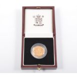 Elizabeth II gold proof sovereign 1979, (boxed).