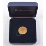 Victoria gold sovereign 1891, (boxed).