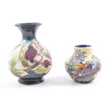 Moorcroft, Walter Moorcroft, Wine Magnolia, M1/6 silver line, 1992, together with Philip Gibson,