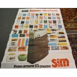 Large bill board poster; Sim lighters, "Sim, Some Choice!,