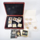 A quantity of commemorative sets and part sets, Royal Mint and others.