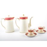 Aynsley bone china service, including tea and coffee wares.