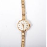 Rodania - A lady's 9 carat yellow gold bracelet watch,
