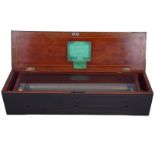 Swiss Forte-Piano cylinder musical box, by Nicole Freres, Geneve, number 30593,