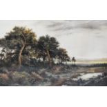 After R Percy, landscape, photograveur, 50 x 78cm.