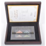 Stamps: Complete collection of Cape Triangles from a Philatelic Classic Series, cased.