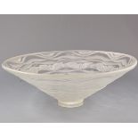 Andre Hunnebelle, Art Deco fruited glass bowl.