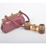 Pair of vintage lady's opera glasses, by Colmont Freres,' Pompadour' Paris,