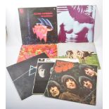 Vinyl records; collection of LP music records to include; The Beatles, Pink Floyd, Cream,