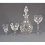 A part suite of Stuart crystal table glassware,