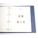 Stamps: Victorian postage stamps, part collection in a ring-binder album,