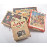 A quantity of vintage jigsaw puzzles, GWR and Classic,