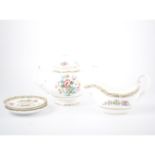 Coalport Ming rose, part tea and dinner service.