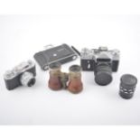 Zenith camera, camera accessories, cine projectors, etc.