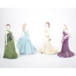 Coalport figurines, Ladies of Fashion, all boxed, to include - 'Sue', Figurine of the Year 1998,