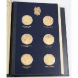 The Churchill Centenary Medals, an album of twenty-four silver gilt medals in protective capsules,