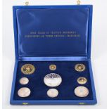2500 Years of Iranian Monarchy Coronation of Their Imperial Majesties cased Coin Set comprising -