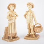 Pair of Royal Worcester figures, No.