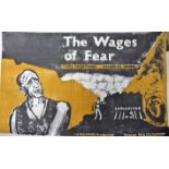 The Wages of Fear, poster, directed by H G Clousot, sheet size 53.5 x 78cm.