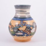 Moorcroft Pottery, 'Rocky Shore' a rare Collectors Club vase, 2000,