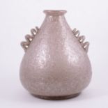 Murano, a Pulegoso glass vase, in the manner of Martinuzzi,