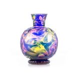 Joshua Hodgetts for Stevens and Williams, a rare 'Rainbow cased' vase, circa 1917,