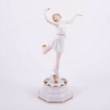 Dorothea Charol for Rosenthal, 'Spring' a fine porcelain figure of a dancer, circa 1925,