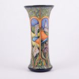Moorcroft Pottery, a Trial vase, 1999, waisted form,