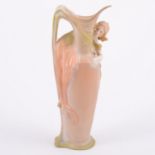 Royal Dux, an Art Nouveau figural ewer, circa 1910,