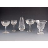 Large quantity of cut-glass tablewares, jugs, etc, (2 boxes).